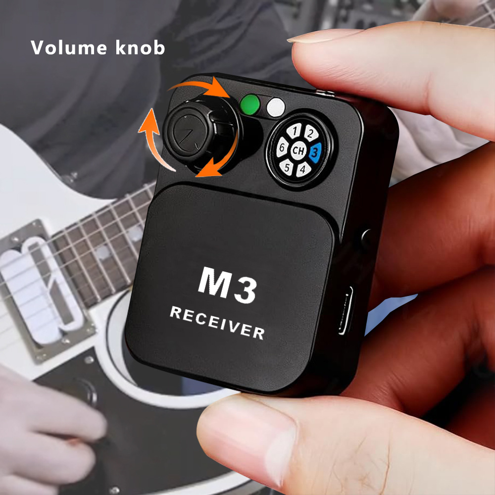 In Ear Monitor Iem - 2.4GHzワイヤレスイヤモニシステム。ステレオ、低遅延、ライブパフォーマンス、音楽家、バンド、歌手向け。持ち運び可能。