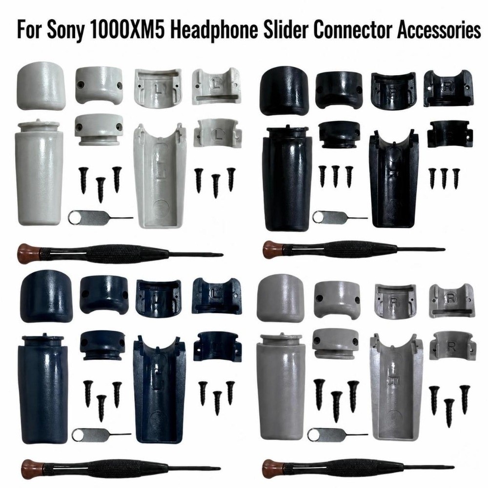 Sony Headphone Wh-1000Xm5 - プラスチック製ヘッドホンヒンジ修理キット（分解ツール付き）、アームコネクター、ソニーWH-1000XM5用ヘッドホンアーム交換部品