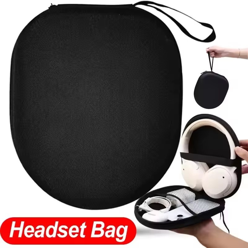 オーバーイヤーワイヤレスヘッドホン用ユニバーサルヘッドホンケ - Headphone Case Hard のレビューと価格