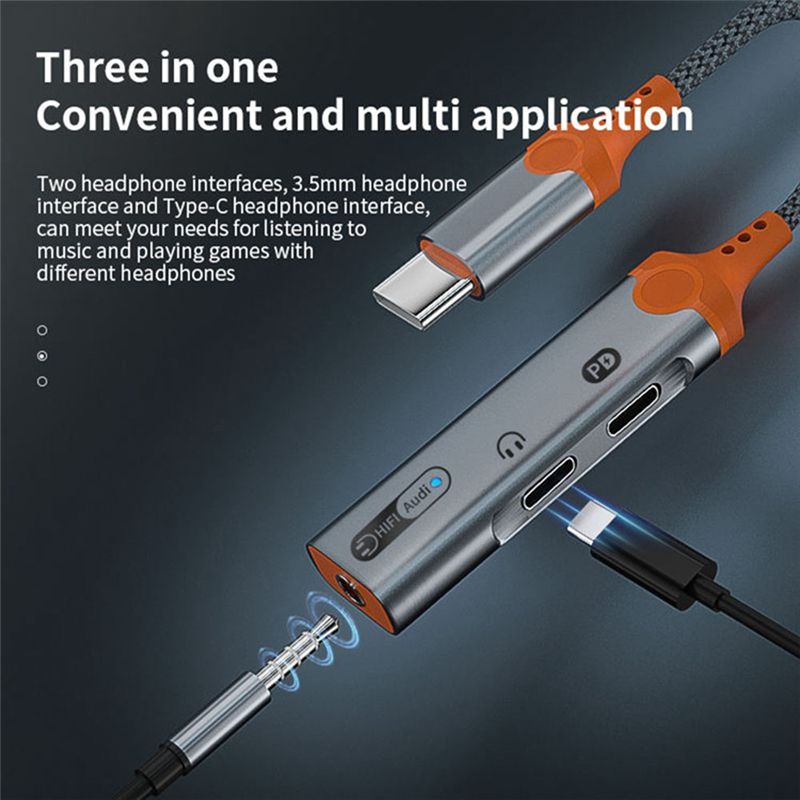 A99X ヘッドホンジャックアダプター PD60W 急速充電 - Earphone Splitter Jack のレビューと価格