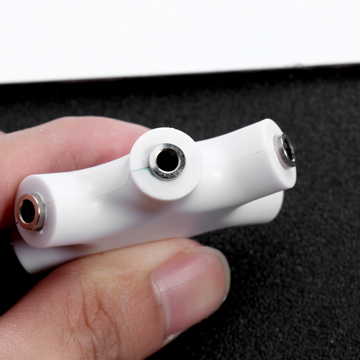 5ウェイ形状イヤホン音楽共有アダプター、3.5mmジャック、 - Earphone Splitter Jack のレビューと価格