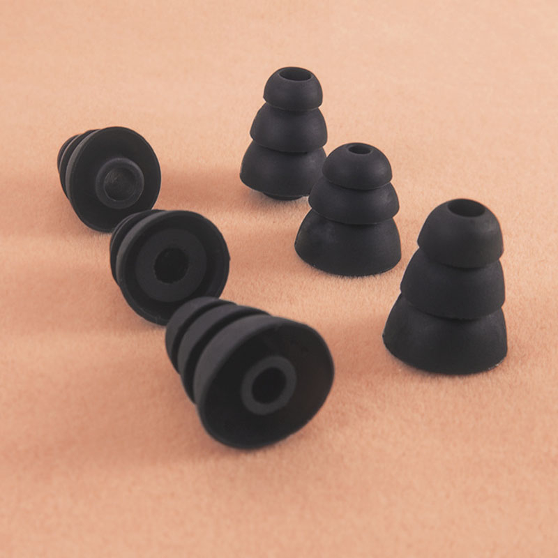 シリコンインイヤーキャップ,3層,12個。 - Earphone Foam Tip のレビューと価格