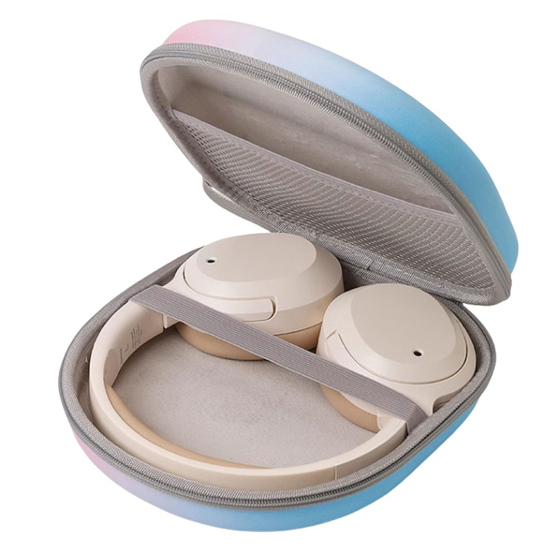 ヘッドフォン収納袋グラデーションカラーヘッドセットケースEV - Headphone Case Hard のレビューと価格