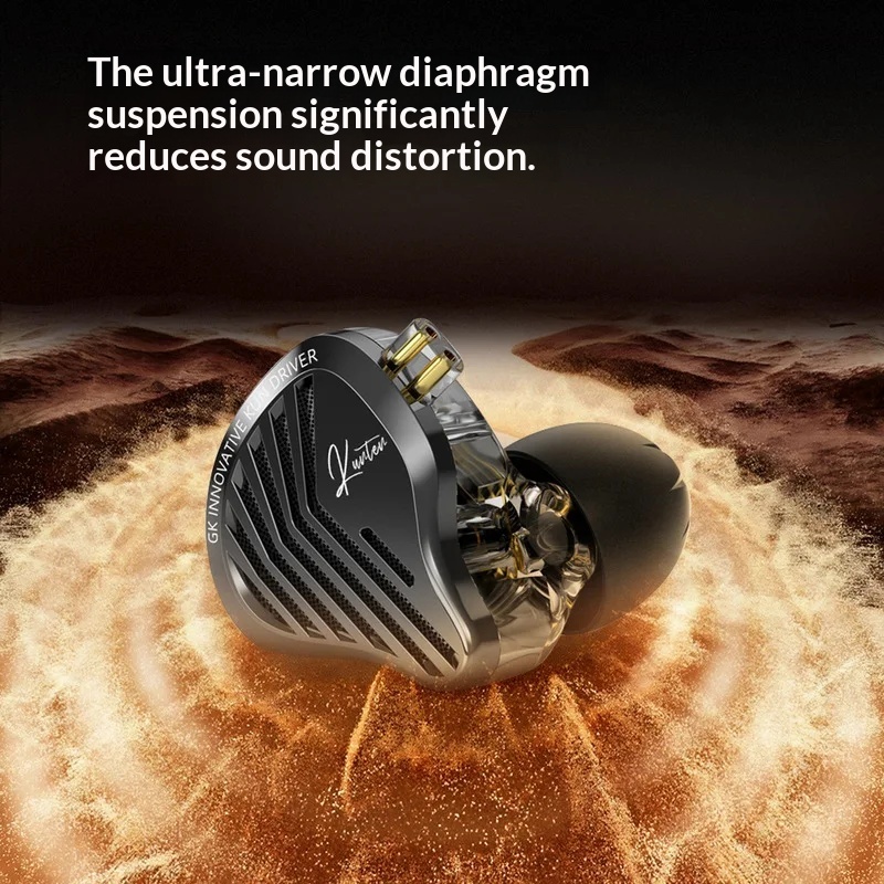 Gk-Kunten 有線ハイファイイヤホン、フラッグシップモ - Audiophile Headphone Wired のレビューと価格